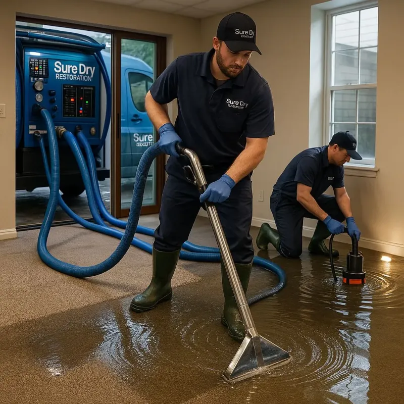 Water Extraction and Removal process in Shasta Lake, CA